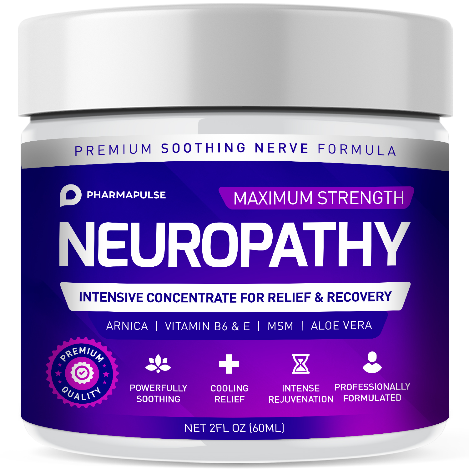 Neuropathy Relief Cream Pharmapulse   Neuropathy New Main Image 